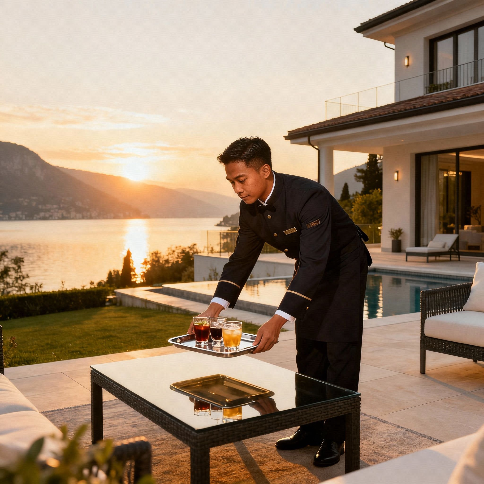 Personale domestico per ville di lusso, servizio premium dalla nostra agenzia domestici Sirmione sul Lago di Garda.