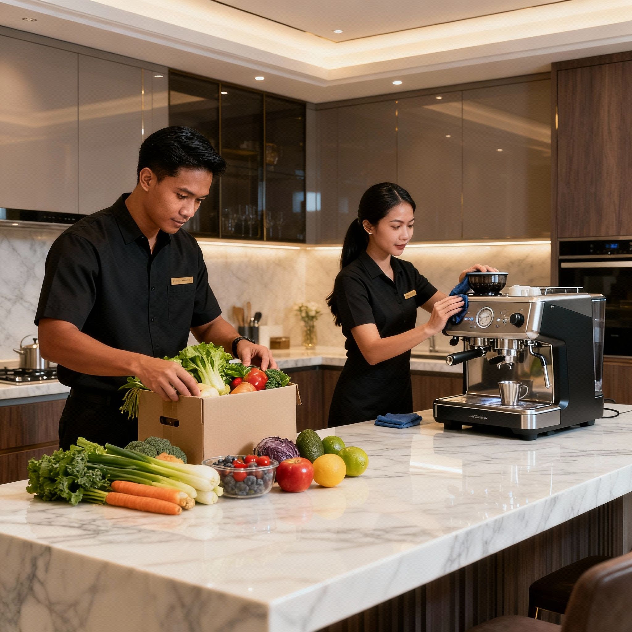 Cercasi Coppia Custodi Sri Lanka: gestione completa della cucina e della spesa per un lifestyle di lusso senza pensieri.