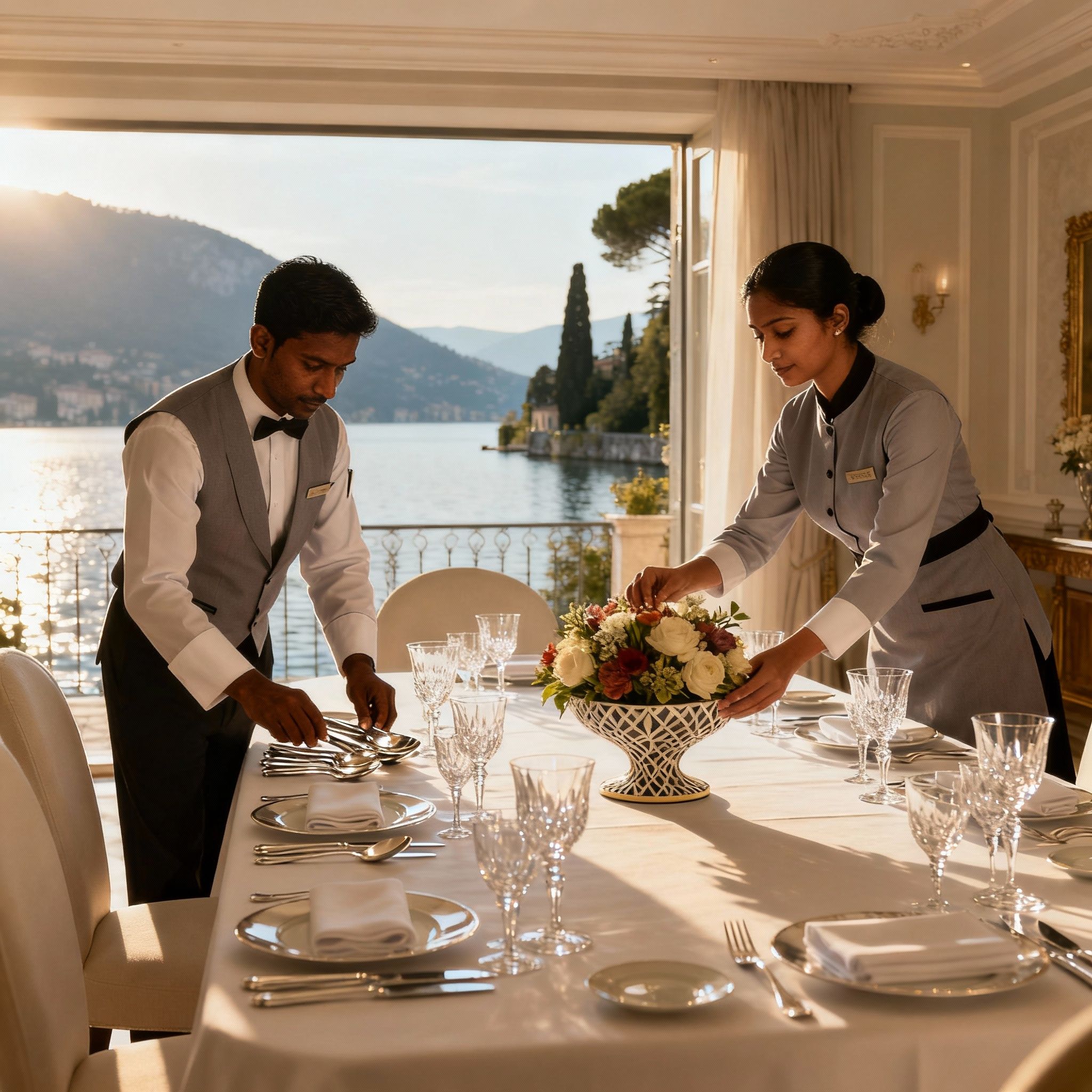 Coppia Domestici Padenghe Sul Garda: servizio di gestione e maggiordomo per una tavola e una casa sempre perfette.