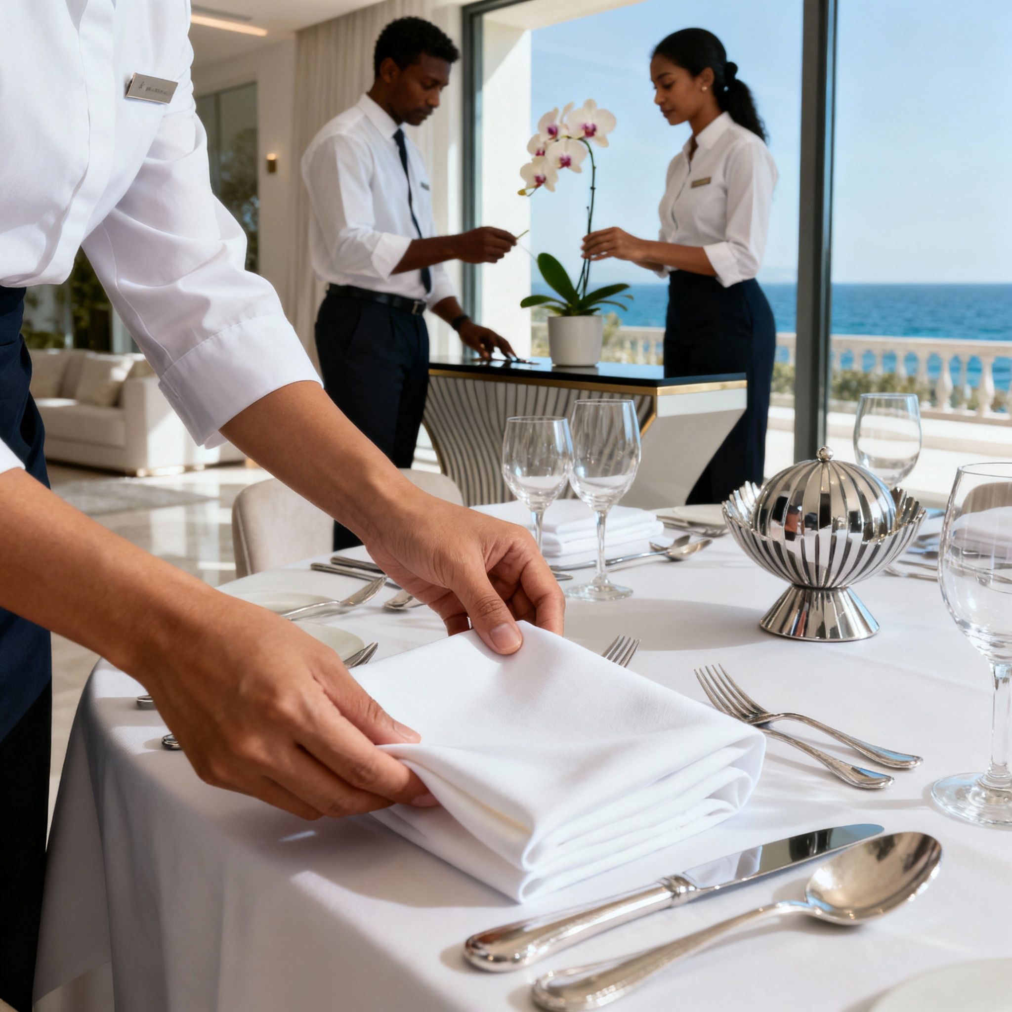 Dettaglio del servizio professionale offerto da Coppia Sri Lanka Sanremo: cura e precisione in ogni gesto per la vostra casa.