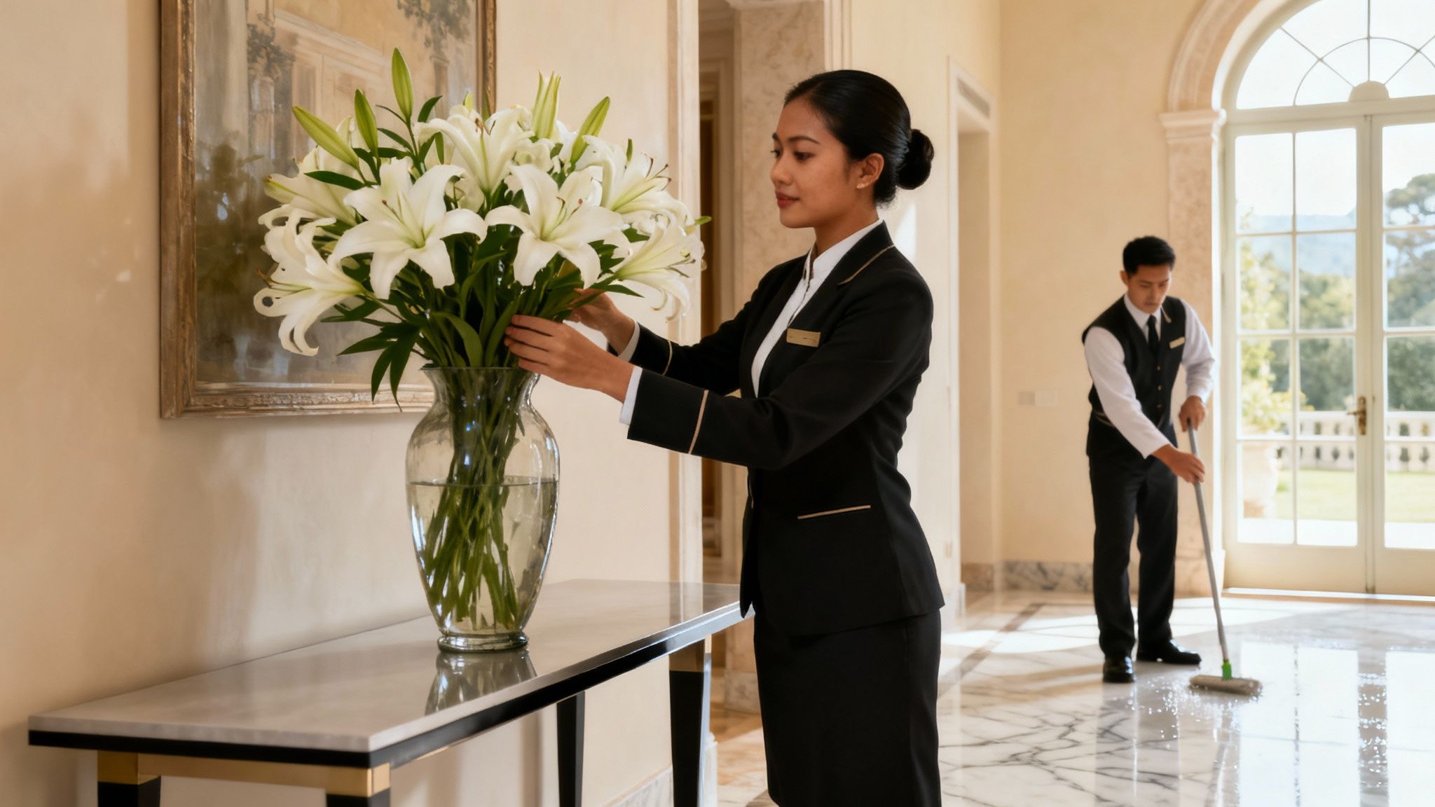 agenzia coppia domestici filippini: un servizio impeccabile per la gestione di ville di lusso italiane.