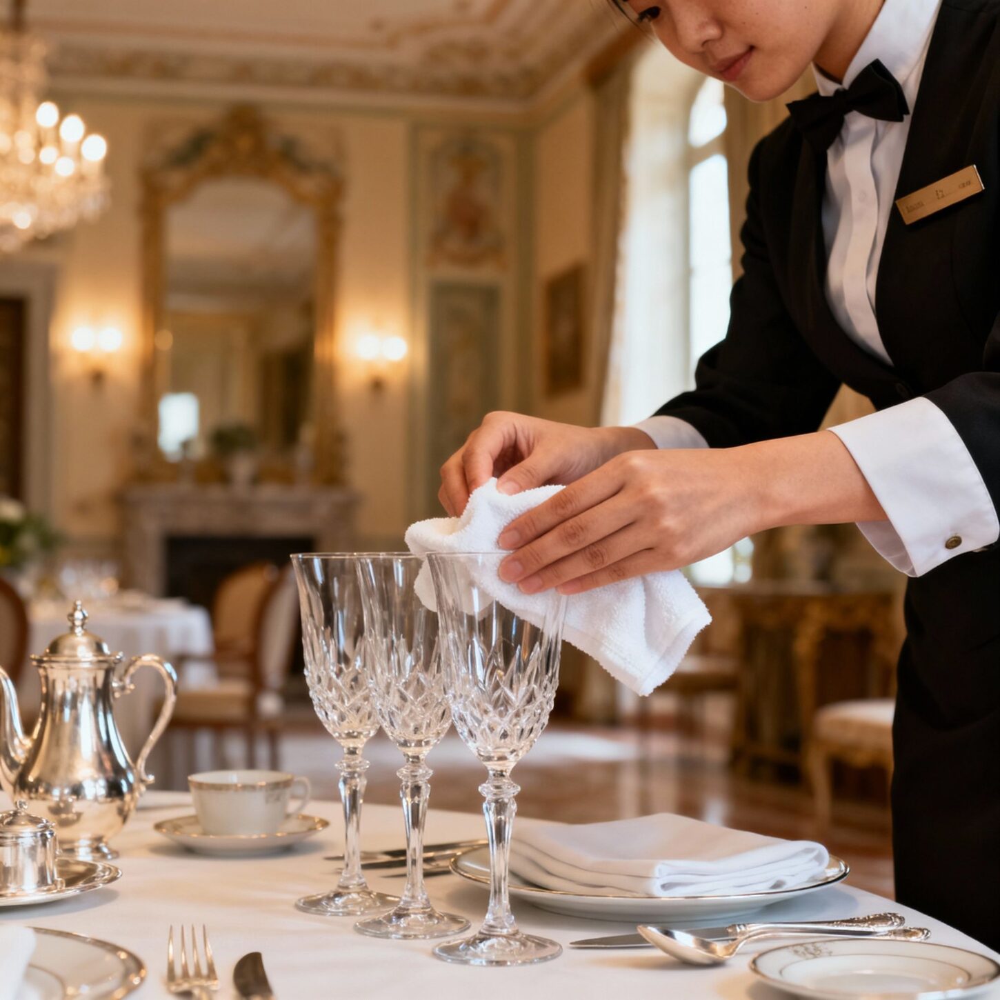 Agenzia domestici Lucca - Dettaglio servizio professionale personale domestico asiatico in villa di lusso