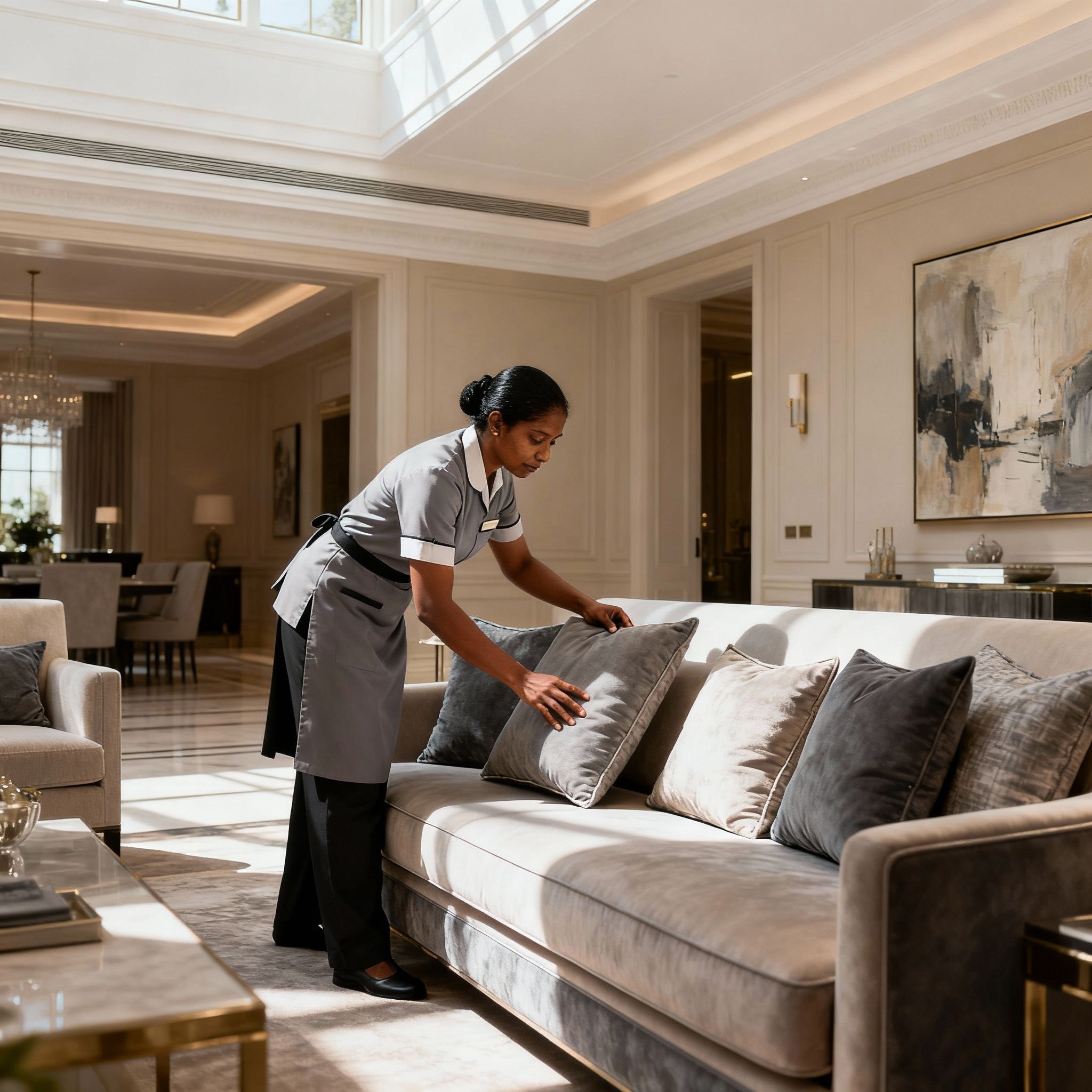 Agenzia per personale domestico Forlì: governante srilankese esperta nella cura di interni di lusso e residenze prestigiose.