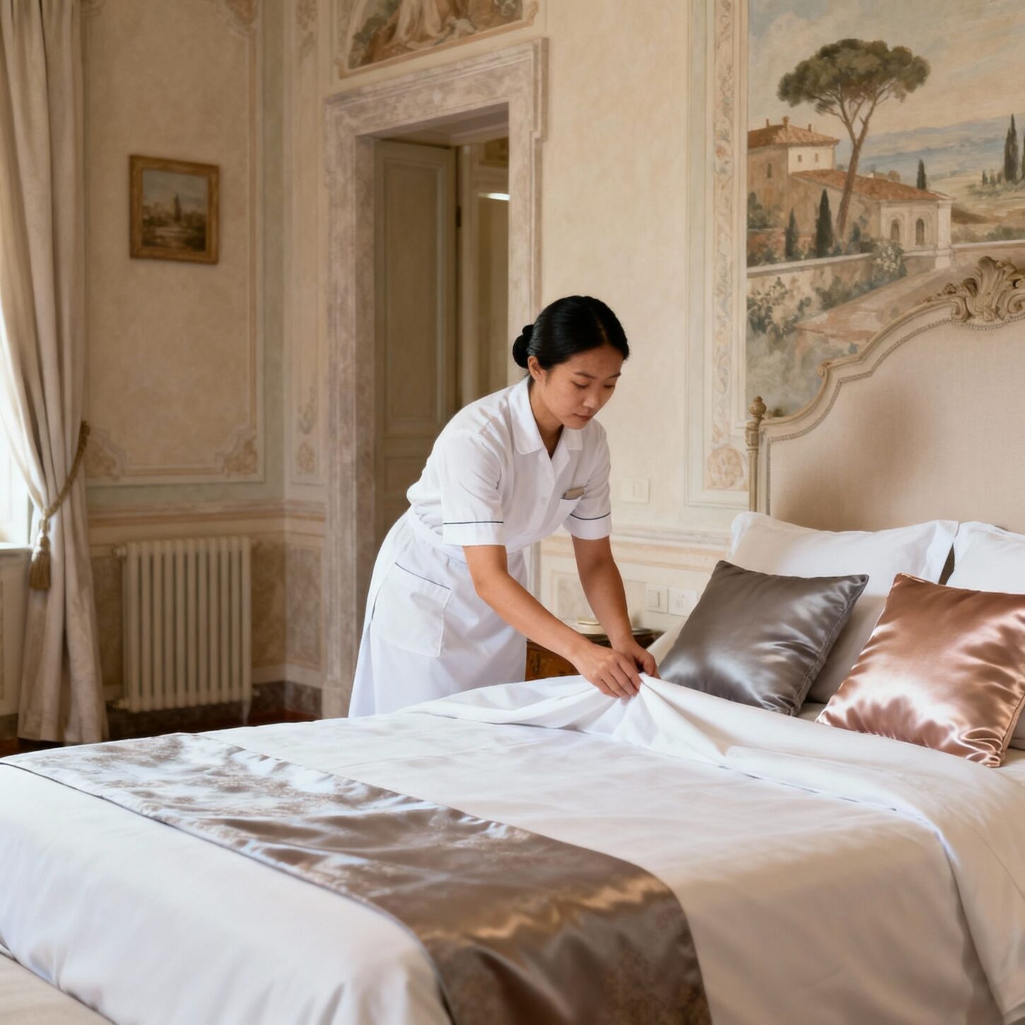 Agenzia per personale domestico Lajatico - Personale domestico asiatico per servizio bedroom luxury di alta qualità
