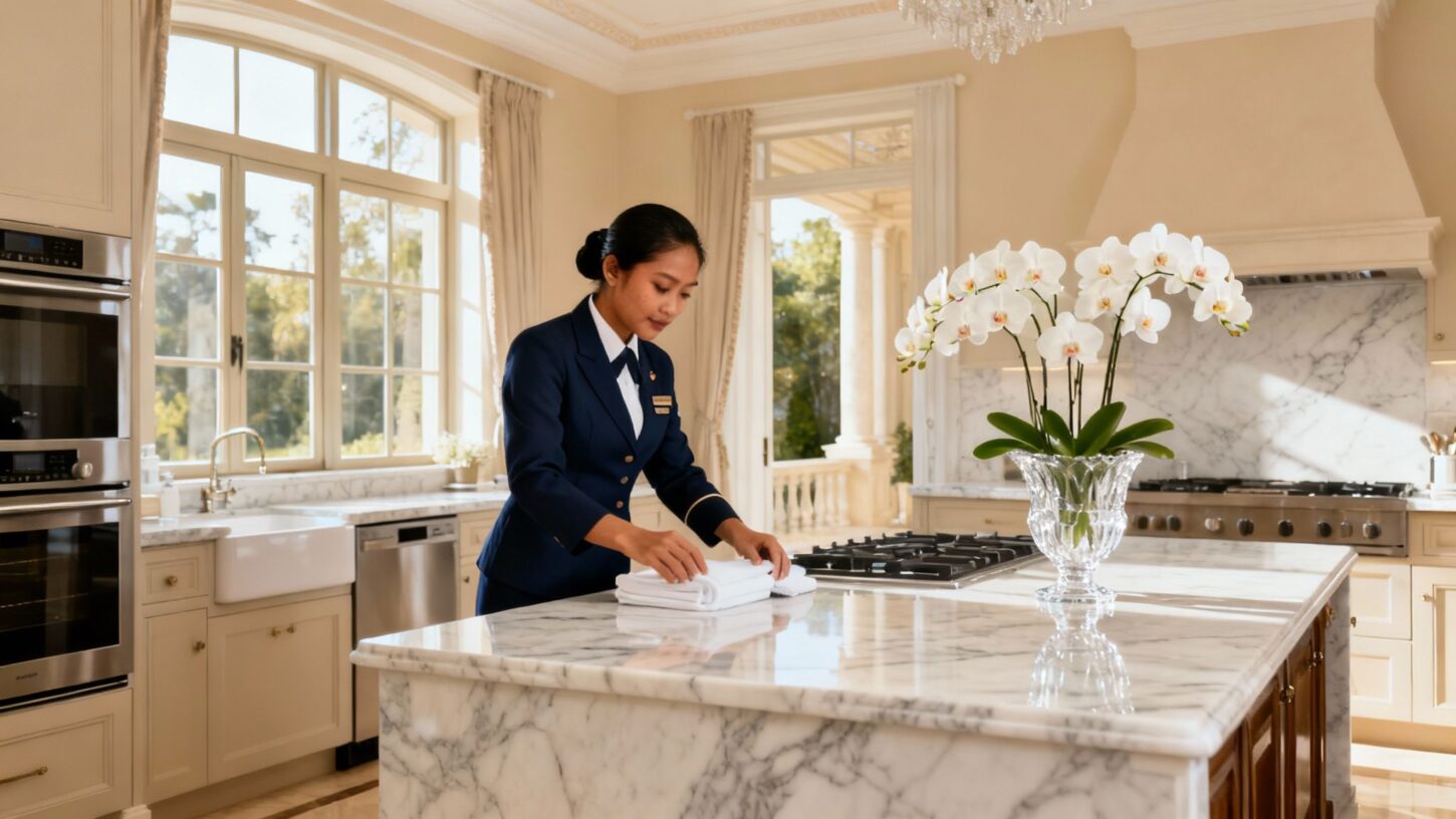 Agenzia per personale domestico Lajatico - Domestico filippino professionista in cucina luxury con servizio impeccabile