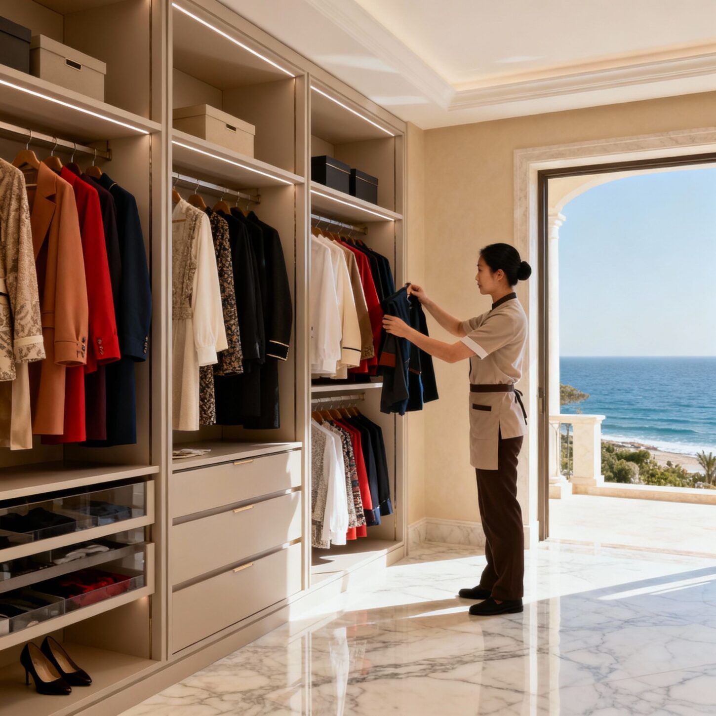 Agenzia per personale domestico Livorno - Organizzazione guardaroba di lusso con servizio esclusivo