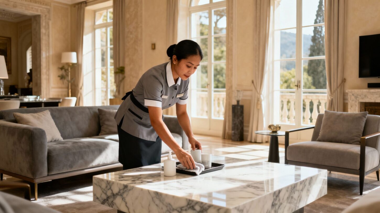 Agenzia per personale domestico Rieti - Personale asiatico professionale in villa di lusso