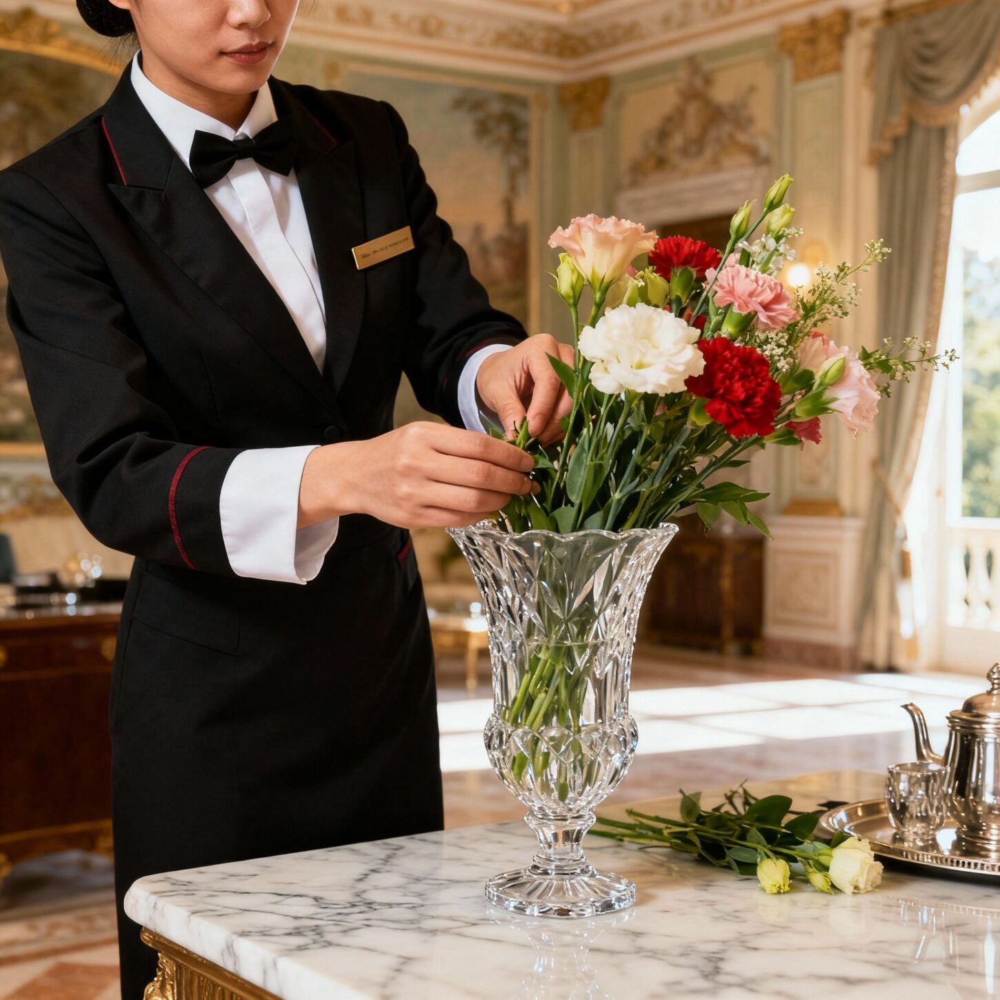 Agenzia per personale domestico Varese - Dettaglio professionale personale domestico asiatico in servizio luxury