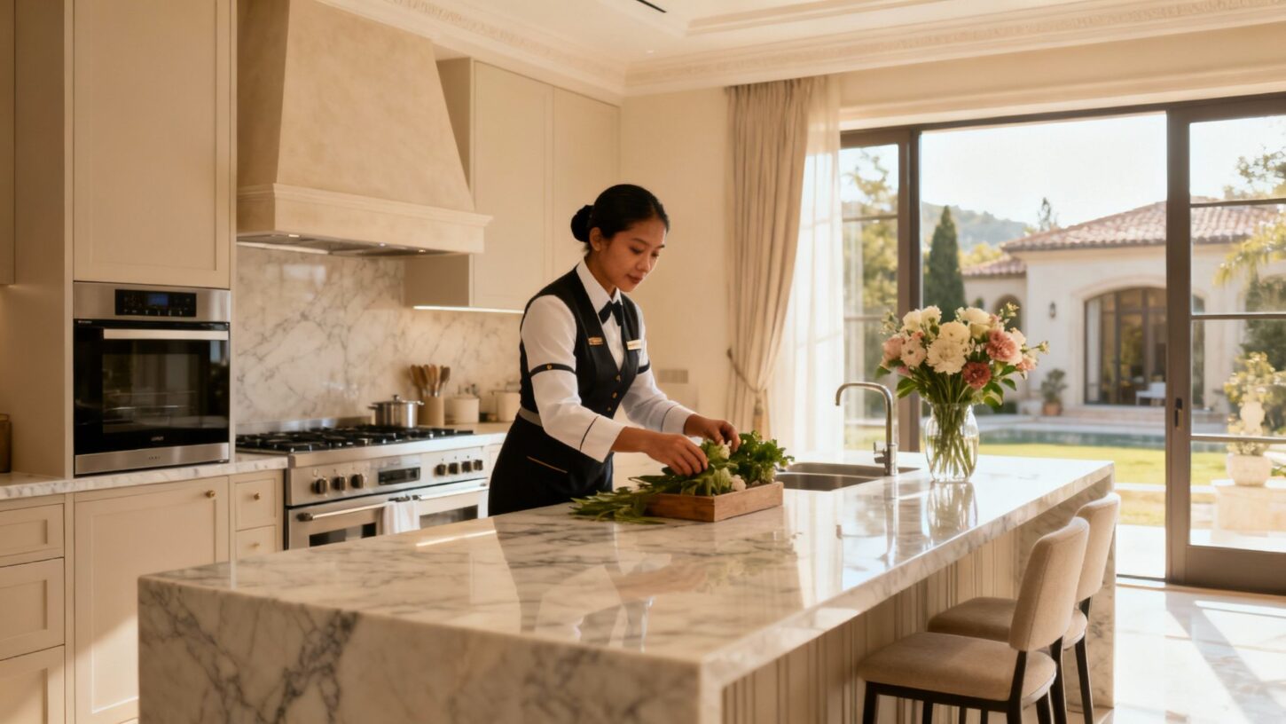 Agenzia per personale domestico Varese - Domestico filippino professionale in cucina luxury italiana