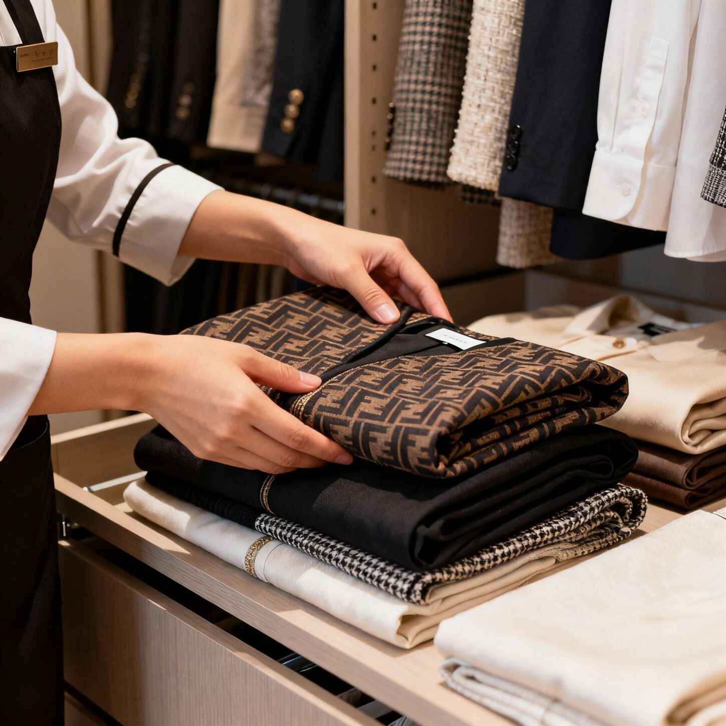 Colf Luvinate - cura abbigliamento di lusso dettaglio servizio domestico premium