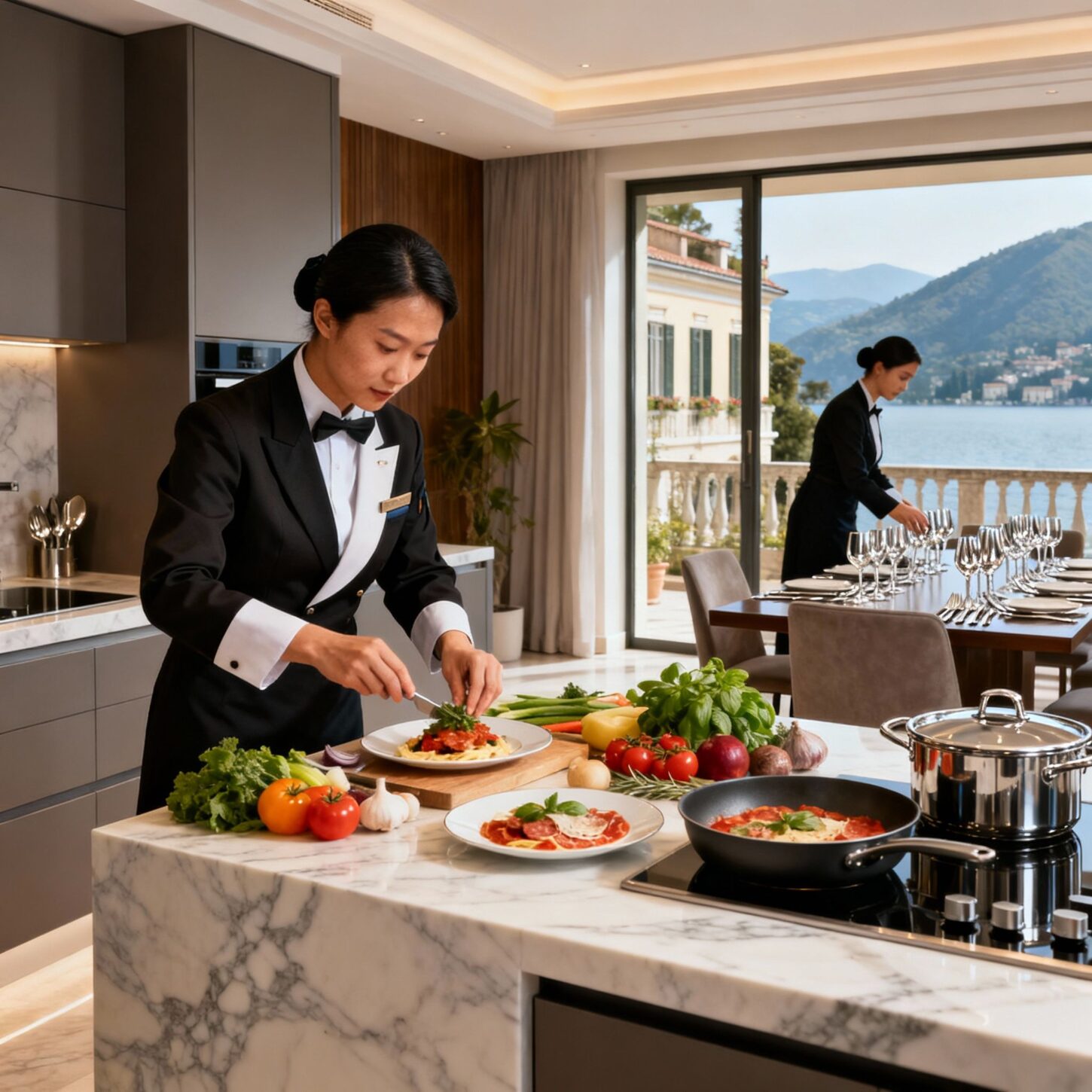 Colf Pombia - servizio culinario e gestione domestica completa con personale asiatico d'élite