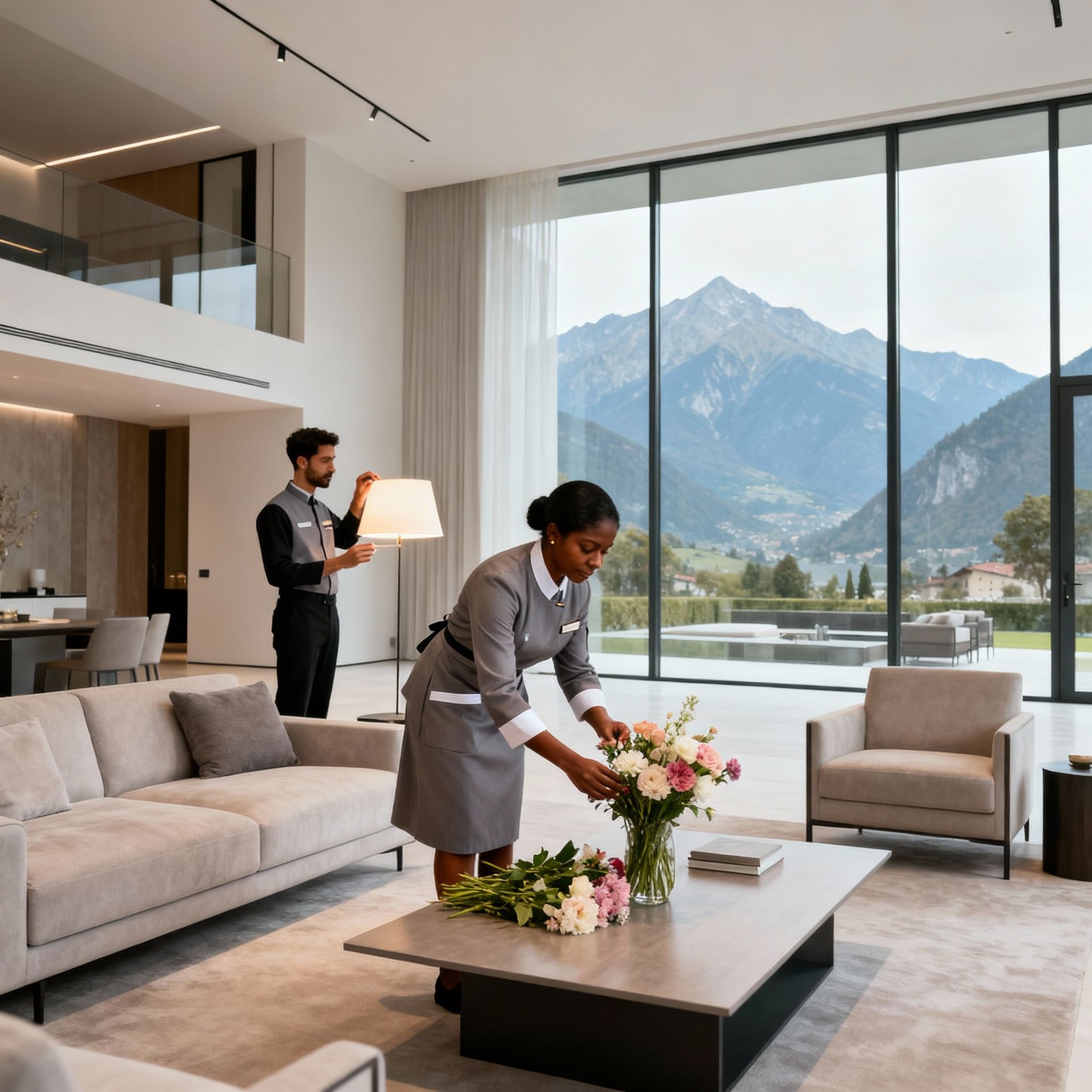 Gestione impeccabile della casa da una coppia Sri Lanka Merano, sinonimo di affidabilità e lusso.