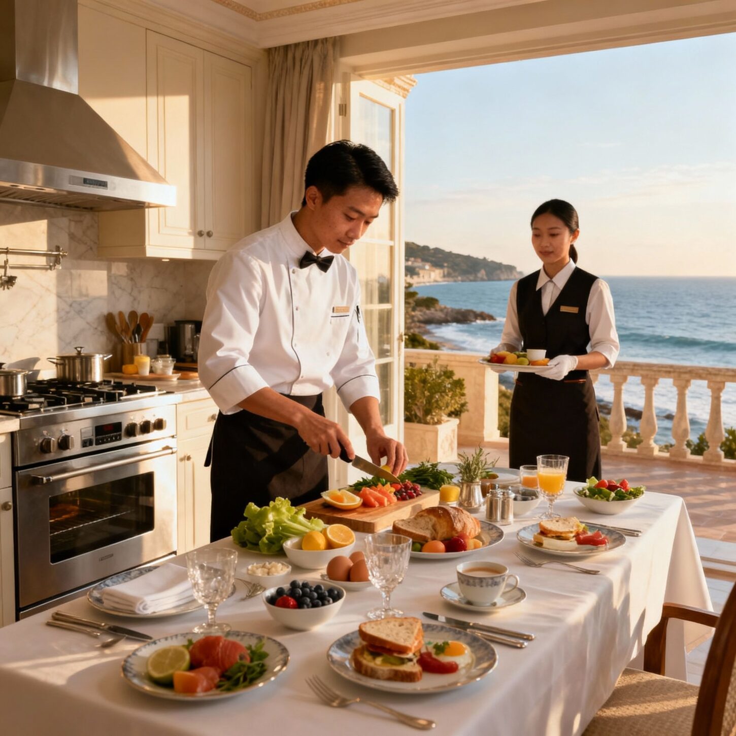 Coppia domestici Filippini Versilia - Servizio culinario gourmet luxury lifestyle