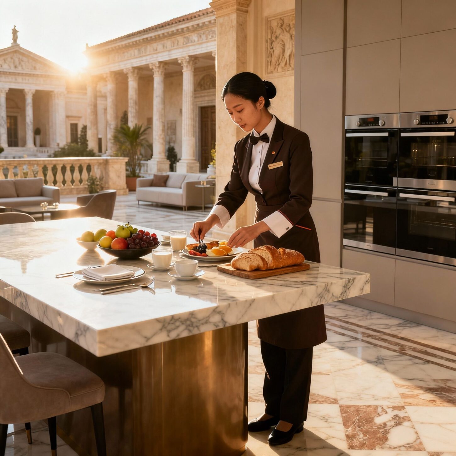 Coppia domestici Roma Nord - Servizio colazione personalizzato luxury