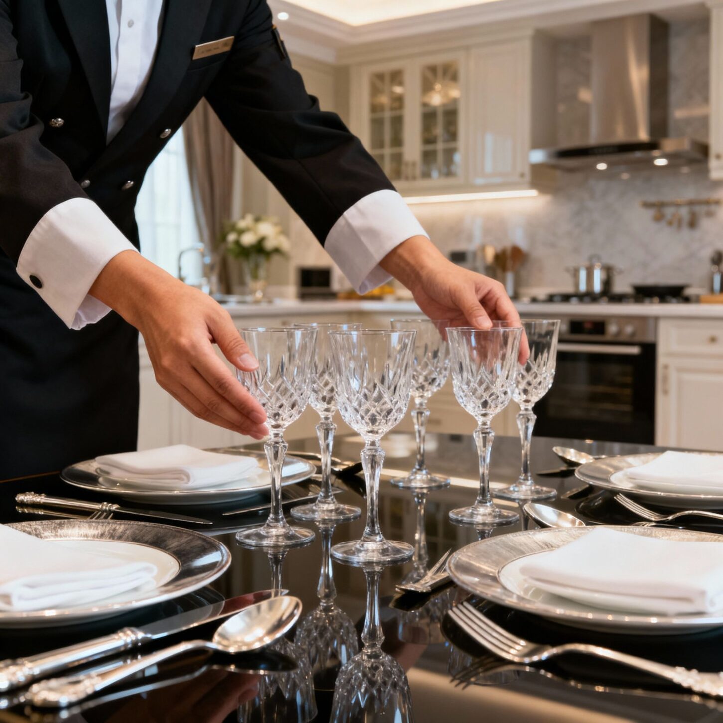 Coppia domestici Spoleto - Servizio domestico asiatico luxury con dettagli professionali