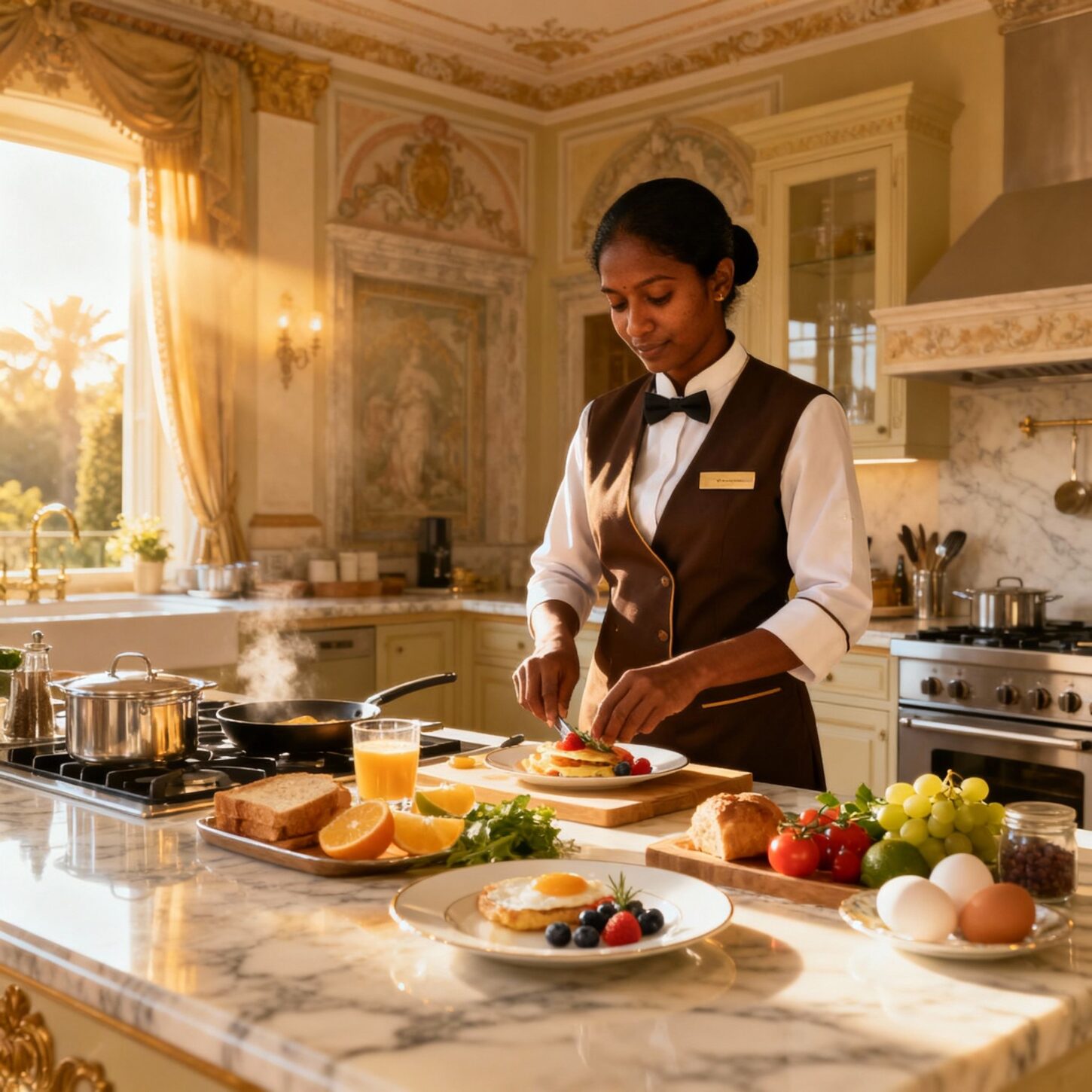 Ricerca Domestici Filippini - Servizio cucina professionale di lusso