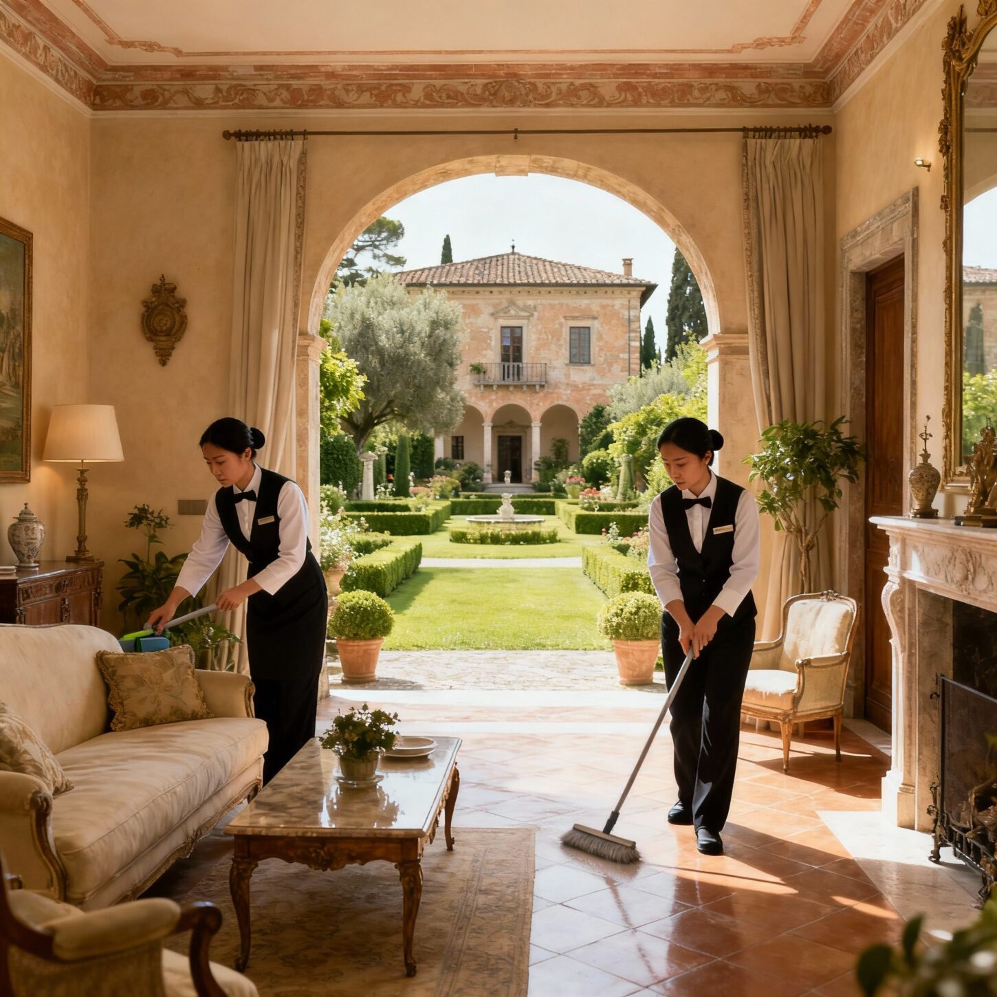 coppia domestici toscana - cura della casa di lusso