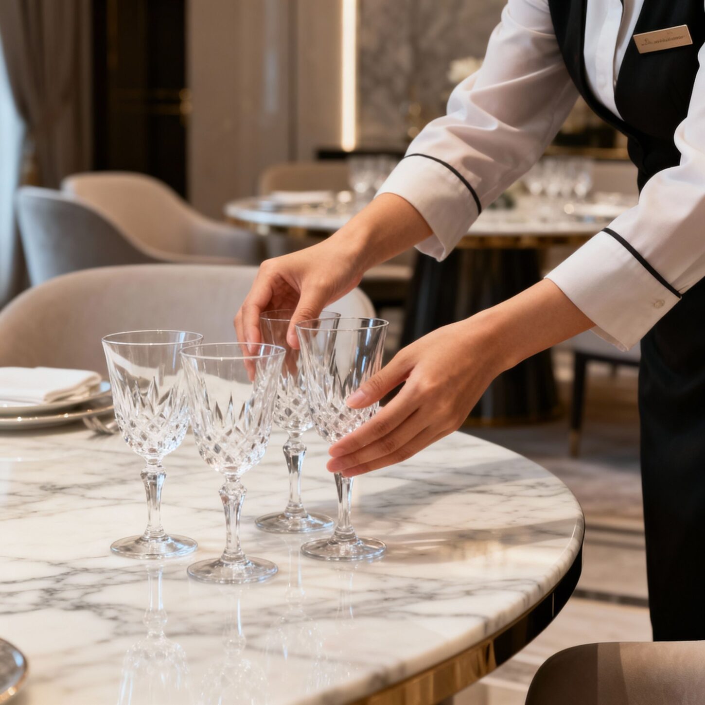 filippina colf milano - dettaglio servizio domestico luxury cristalli marmo