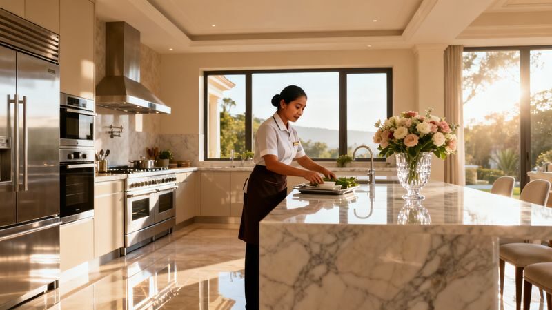 Agenzia colf filippine Brianza - filippina professionale in villa lusso Brianza