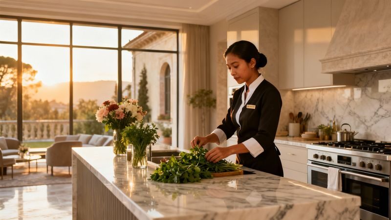 Agenzia colf filippine Carrara - domestici filippini professionisti in ville di lusso italiane