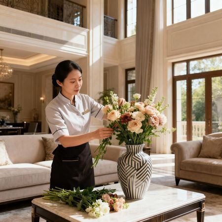 Agenzia colf filippine Viareggio - Addobbi floreali di lusso curati da professionisti asiatici