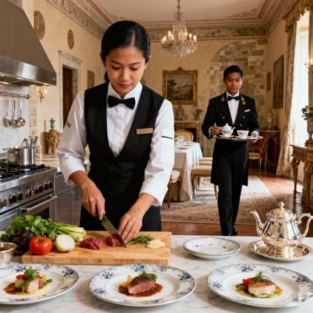 Agenzia domestici Perugia - Cucina gourmet preparata da domestici asiatici professionisti