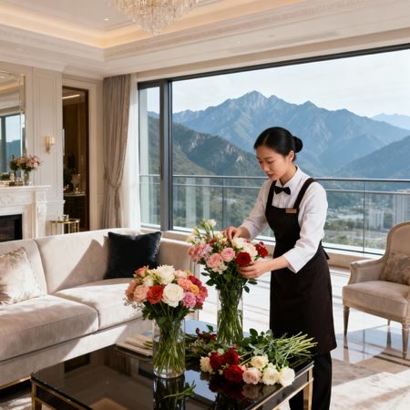 Agenzia per personale domestico Madonna di Campiglio - domestico asiatico cura l'arredamento di casa