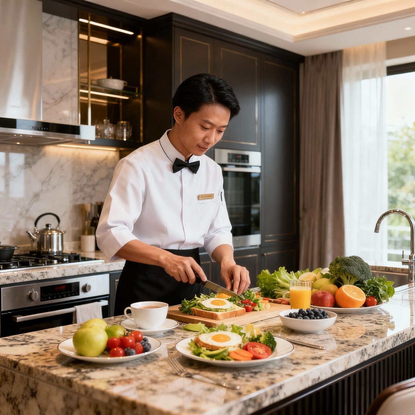 Colf Rimini - servizio colazione domestici asiatici gestione completa