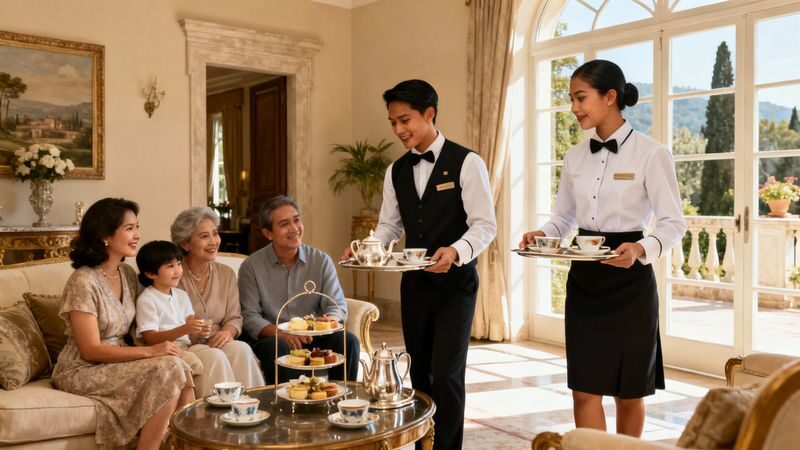 Coppia domestici Catania - coppia asiatica in servizio luxury