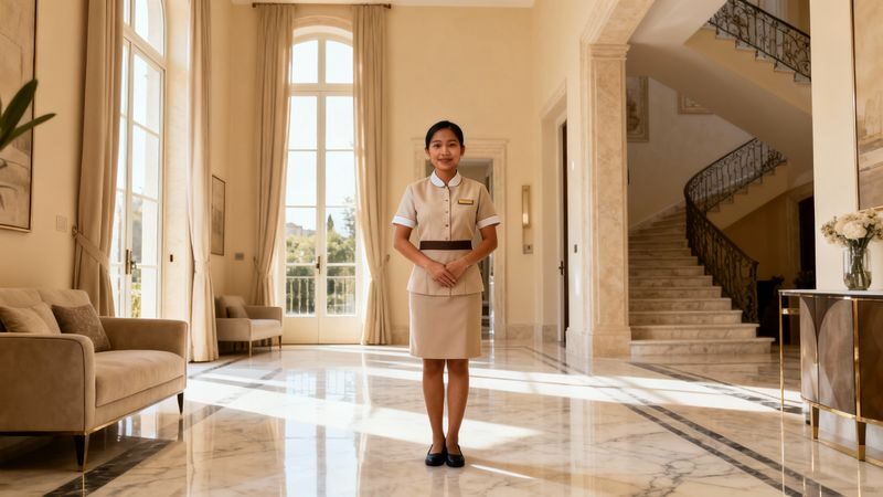 Migliore agenzia domestici Desenzano del Garda - Domestico asiatico professionale in villa di lusso
