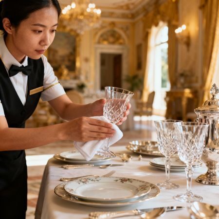 Migliore agenzia domestici Grosseto - dettaglio servizio domestico asiatico in ambiente di lusso italiano