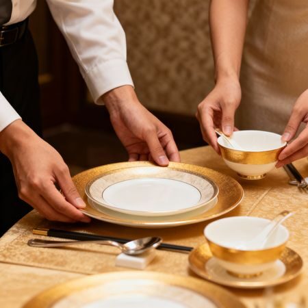 come assumere coppia domestici - dettaglio servizio di coppia impeccabile