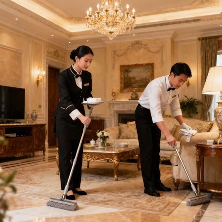 coppia domestici per residenza signorile - servizio convivente di alto livello