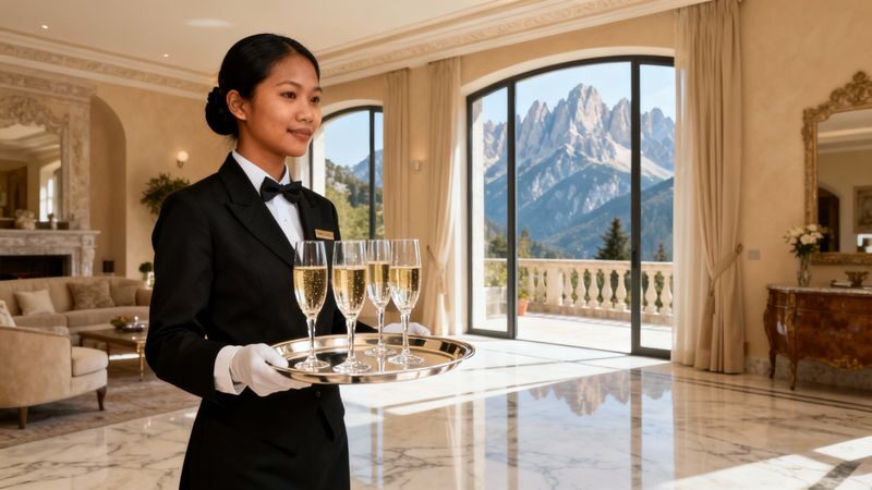 Agenzia domestici Cortina d’Ampezzo - Servizi di lusso con personale asiatico professionale in ville di prestigio