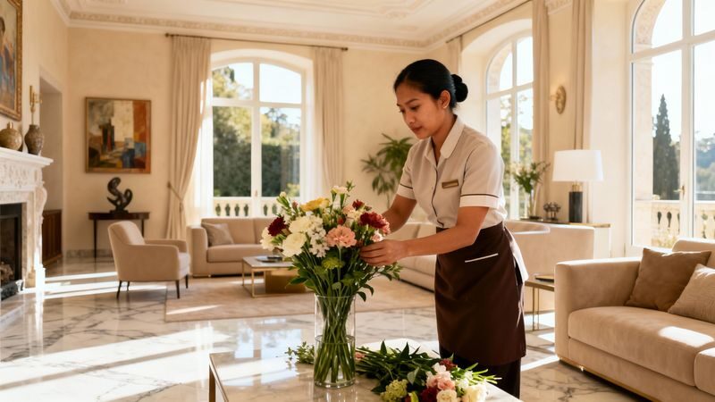 Agenzia per personale domestico Verona - Servizi domestici di lusso con personale asiatico professionale in ville eleganti