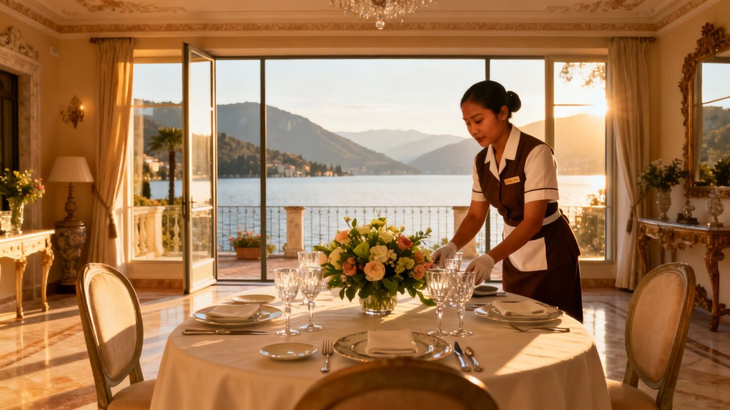Colf Stresa - domestica filippina in villa di lusso con vista sul Lago Maggiore