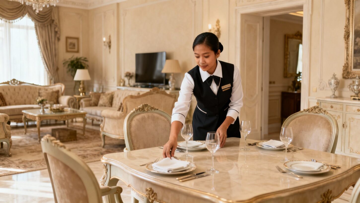 Servizi Colf Trento con domestici asiatici professionisti per residenze di lusso