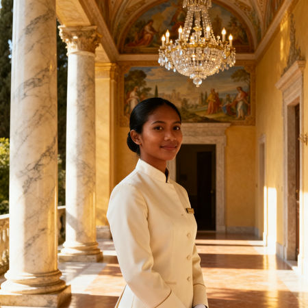 Agenzia domestici Arezzo: servizio esclusivo con lavoratrice domestica asiatica in villa di lusso vicino Arezzo
