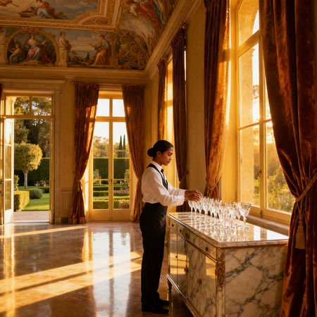 Agenzia domestici Pescara - domestica asiatica in villa di lusso italiana, servizio premium per famiglie esigenti