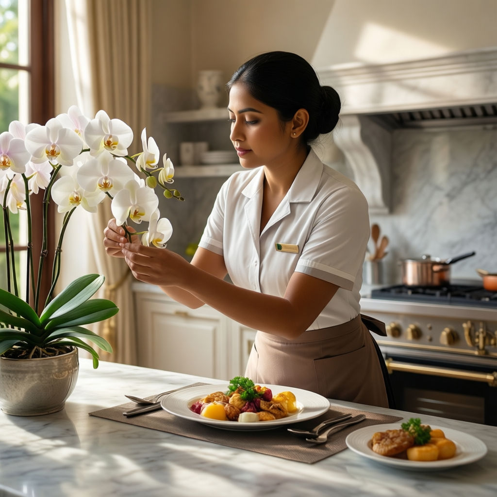 Colf Varese - servizio convivente asiatica cucina gourmet gestione domestica lusso