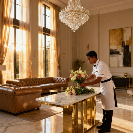 Agenzia colf filippine Aosta - Servizio domestico premium con lavoratrice asiatica in villa di lusso Aosta