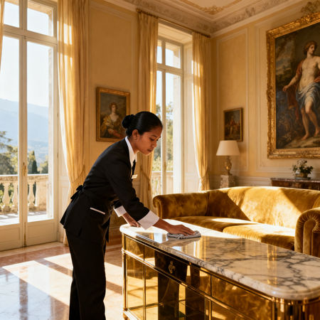 Migliore agenzia colf Bolzano - lavoratrice domestica asiatica in villa di lusso a Bolzano, servizio professionale e raffinato